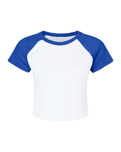 BELLA + CANVAS® Women's Micro Rib Raglan Short sleeve Tee