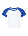BELLA + CANVAS® Women's Micro Rib Raglan Short sleeve Tee