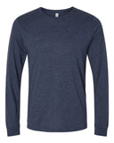 BELLA + CANVAS® Heather CVC Crewneck Long Sleeve Tee