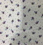 Florals and Dots Purple Poly Cotton Fabric