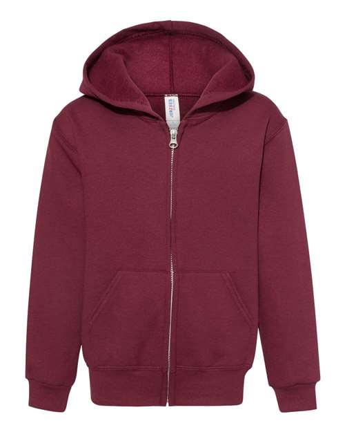 NuBlend® Youth Full-Zip Hooded Sweatshirt