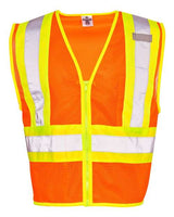 Unisex Ultra-Cool Contrasting Mesh Safety Vest