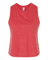 BELLA + CANVAS® Women's Racerback Crew Neck Crop Tank Top