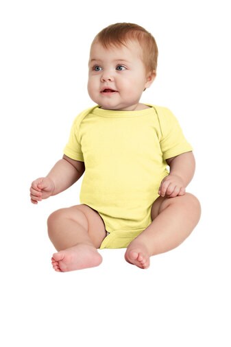 RADYAN® Infant Baby Rib Bodysuit Short Sleeve