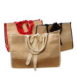 Jute Blend Tote Bags 17 1/2 '' X 8 1/2 '' X 11 1/2 '' Natural