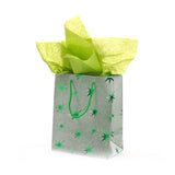 Stylish Metallic Star Tote 7.88" x 4.5" x 9.75"