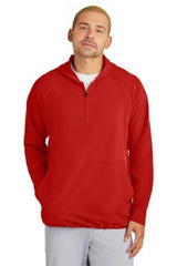 Sport-Tek® Repeat Half Zip Long Sleeve Hooded Jacket