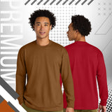 Next Level Apparel® Heavyweight Crewneck Long Sleeve Tee