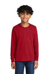 Next Level Apparel® Youth Cotton Crewneck Long Sleeve Tee
