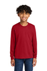 Next Level Apparel® Youth Cotton Crewneck Long Sleeve Tee