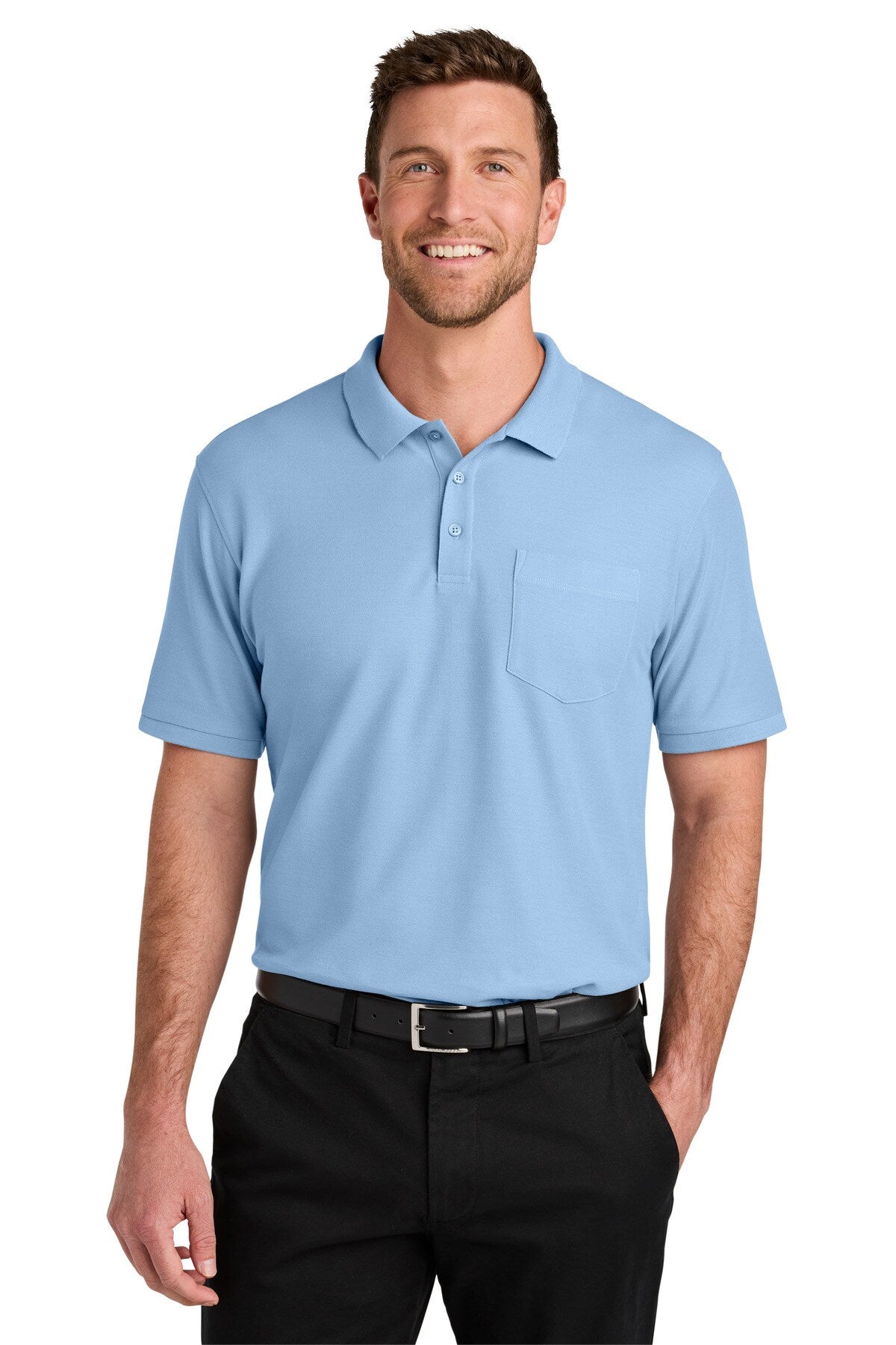 Port Authority® Wearever Signature Pique Pocket Polo