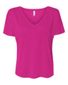BELLA + CANVAS® Women’s Slouchy Short Sleeve V-Neck Tee