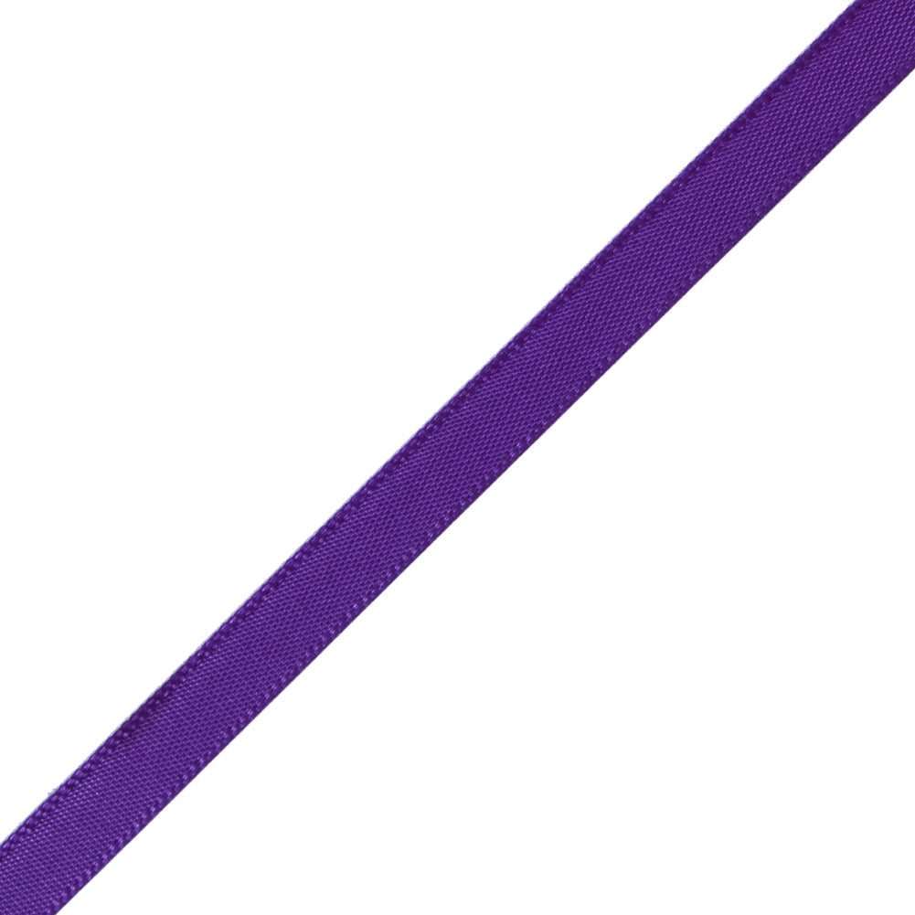 1/4" Purple Single Face Satin Ribbon