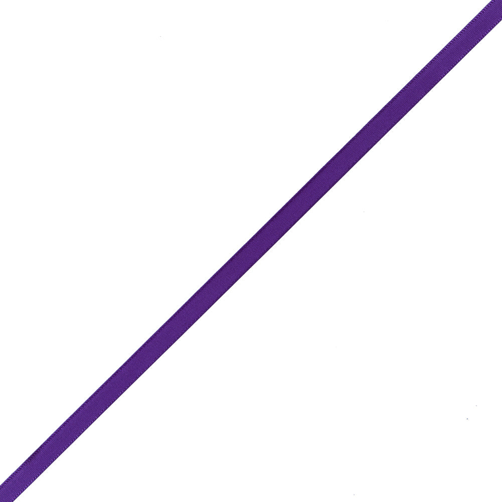 1/4" Purple Single Face Satin Ribbon
