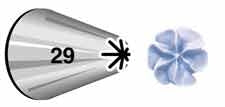 Ateco Closed Star Decorating Tip #29