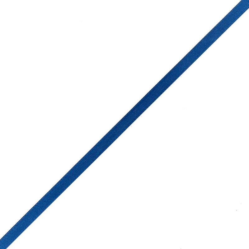 1/4" Light Navy Single Face Satin Ribbon