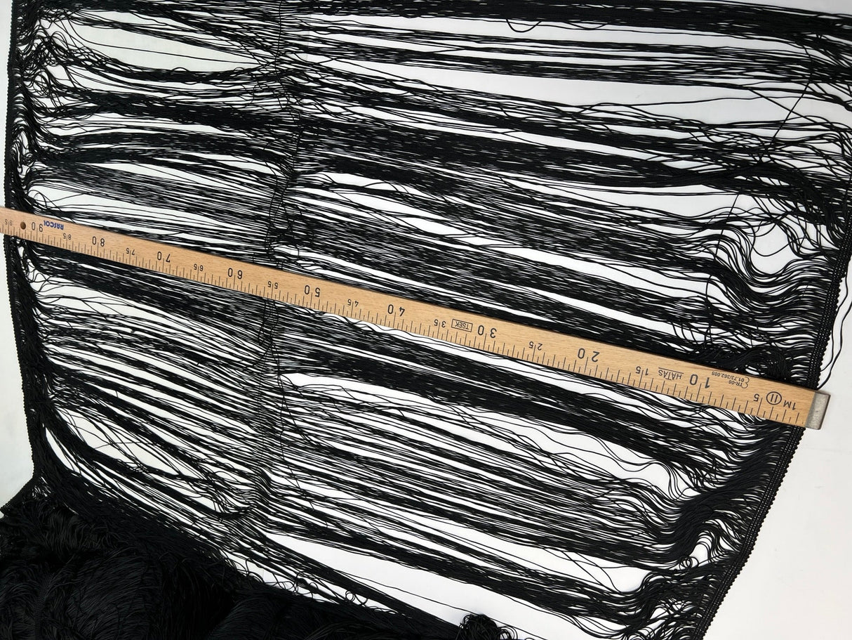 Black Acetate Dress Fabric