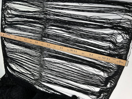 Black Acetate Dress Fabric