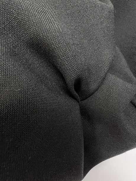 Wool Polyamid Woven Black