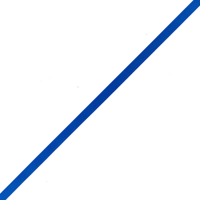 Electric Blue Single Face Satin Ribbon