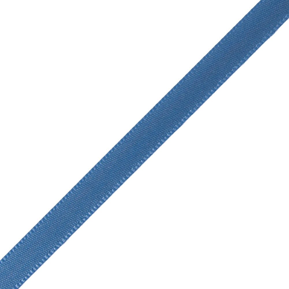 1/4" Antique Blue Single Face Satin Ribbon