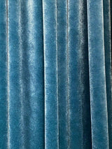 Exclusive Velveteen Polyester Fabric - Teal Turquoise, Velveteen, 60" Width (1 Yard)