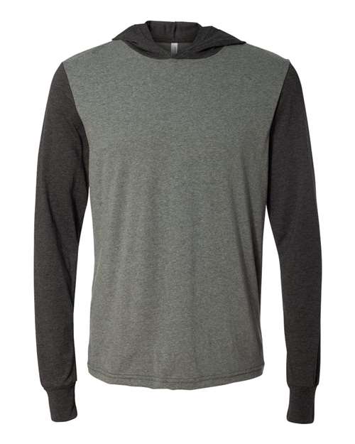 BELLA + CANVAS Unisex Jersey Hooded Long Sleeve Tee