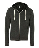 Unisex Triblend Sponge Fleece Full-Zip Hoodie