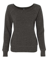 Women's Sponge Fleece Wide Neck Sweatshirt