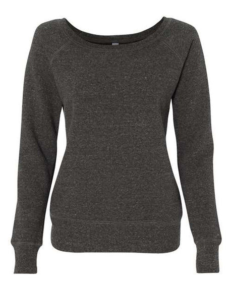 Women's Sponge Fleece Wide Neck Sweatshirt
