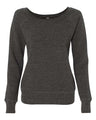 Women's Sponge Fleece Wide Neck Sweatshirt