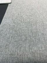 Gray Linen Blackout Polyester Fabric - Gray, 54" Width (1 Yard)