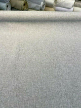 Gray Linen Blackout Polyester Fabric - Gray, 54" Width (1 Yard)