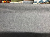 Callamezzo Steel Chenille Fabric - Shabby Chic Basketweave, 56" Width (1 Yard)