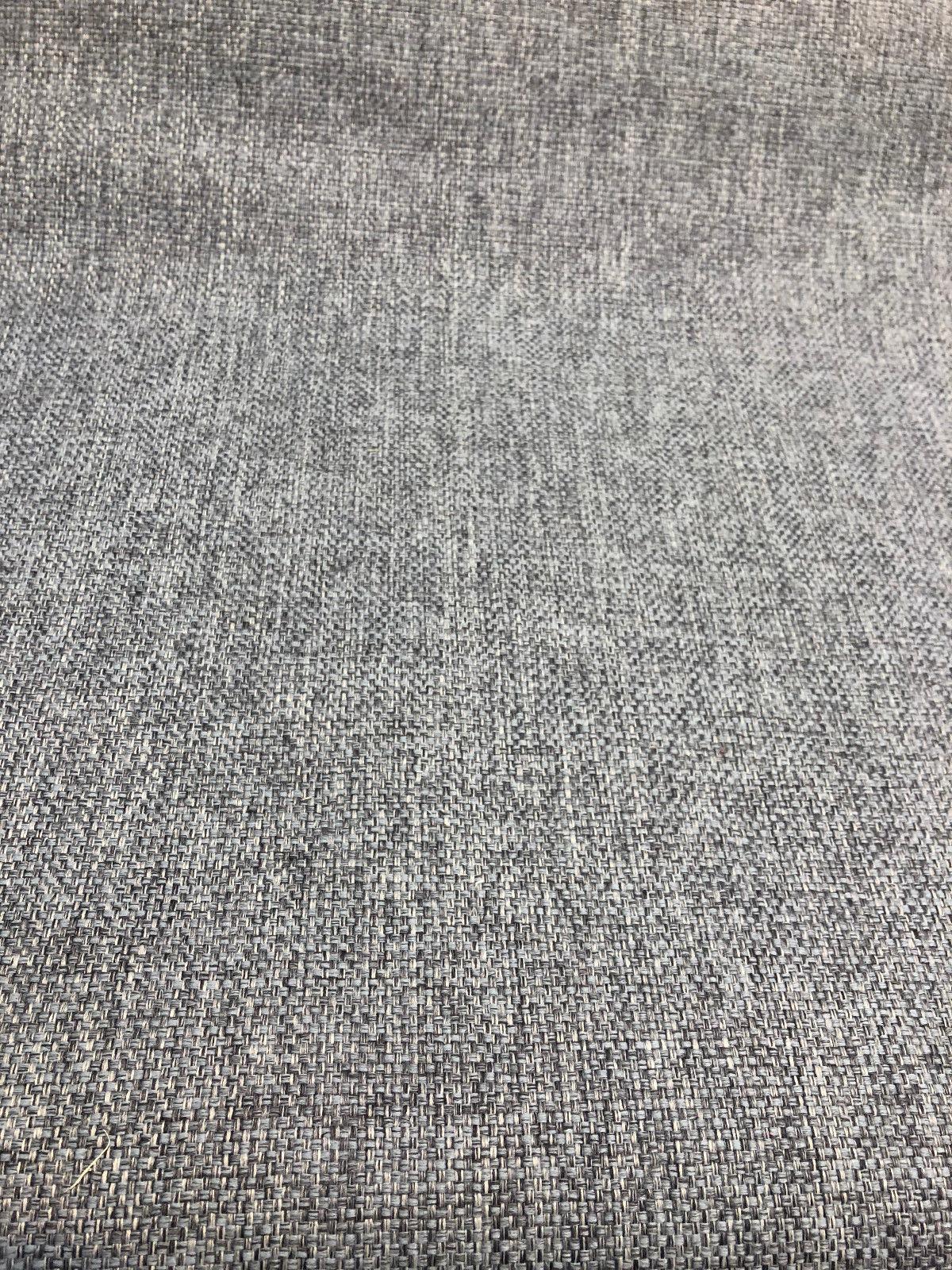 Callamezzo Steel Chenille Fabric - Shabby Chic Basketweave, 56" Width (1 Yard)