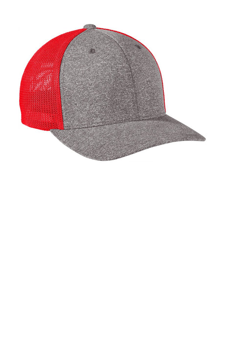 Port Authority® Flexfit Melange Mesh Back Trucker Cap