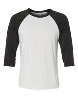 Bella + Canvas Unisex Three-Quarter Sleeve Baseball Tee