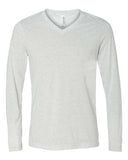 BELLA + CANVAS® Unisex Long Sleeve V-Neck Tee 3.8 oz Tri-Blend Retail Fit