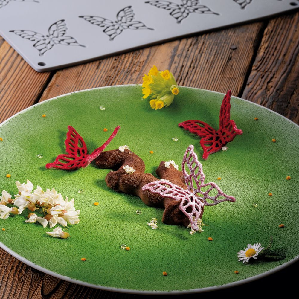 Pavoni MARIPOSA L Decorative Silicone Butterfly Mold, 8 Cavities