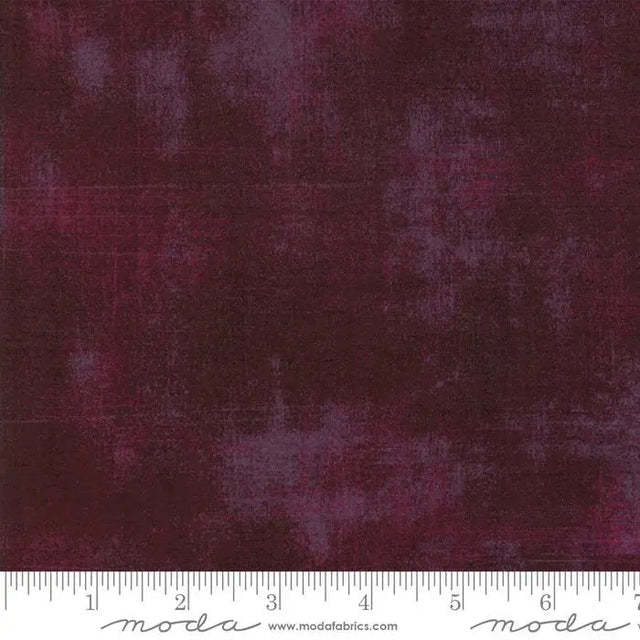 Cotton Fat Quarter Fig Burgundy Grunge
