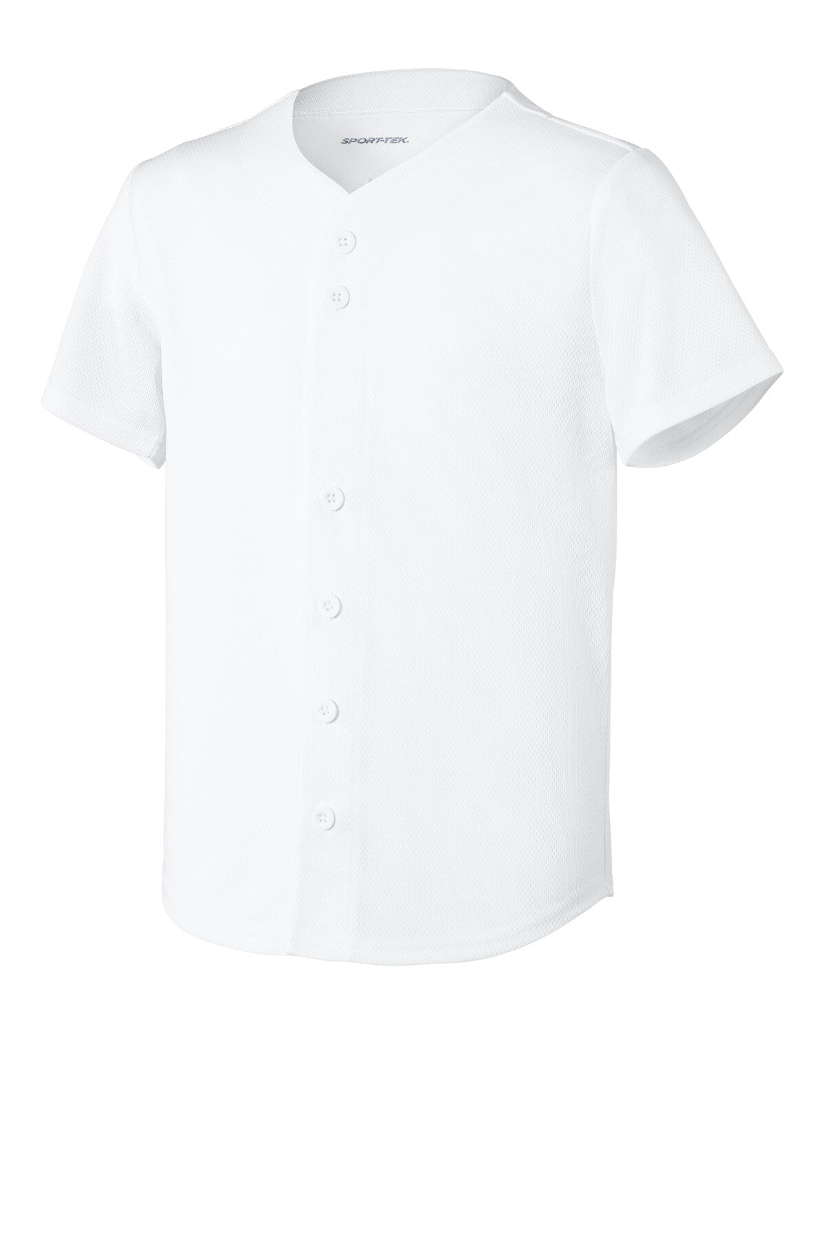 Sport-Tek® Youth PosiCharge Tough Mesh Full-Button Jersey