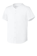 Sport-Tek® Youth PosiCharge Tough Mesh Full-Button Jersey