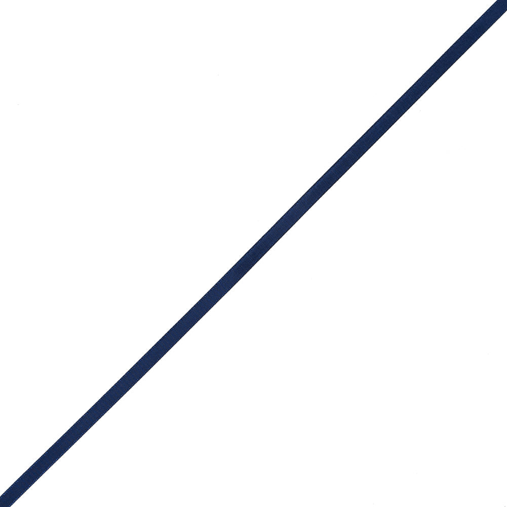 1/4" Navy Single Face Satin Ribbon