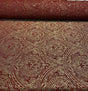 Medellin Damask Upholstery Fabric - Ruby Red Gold Damask, 58" Width (1 Yard)