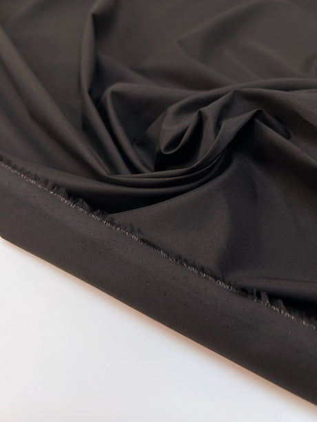 Viscose Cotton Poplin Brown Shade