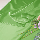 Round Satin Tablecloth 132" Apple Green