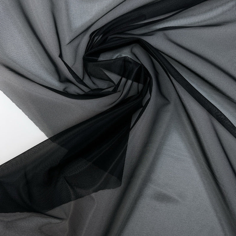 Black Polyamide Mesh Lining