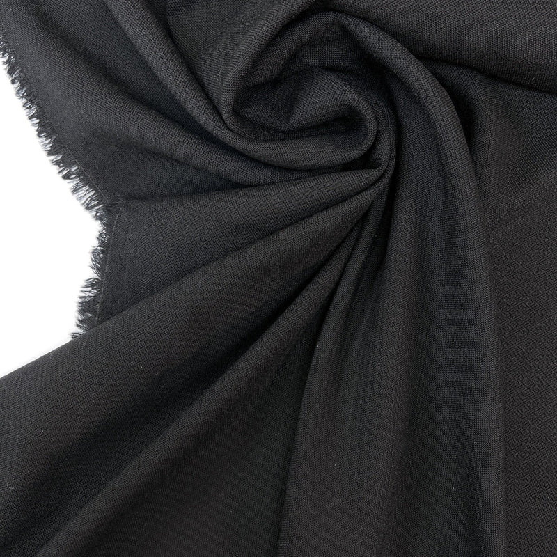 Black Viscose Elastane Knit