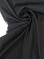 Black Viscose Elastane Knit