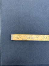 Wool Polyamide Checked Blue Suiting Fabric